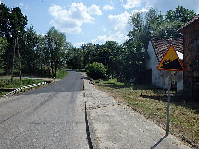 ... częste podjazdy to niewątpliwe "atrakcje" Mazur;)