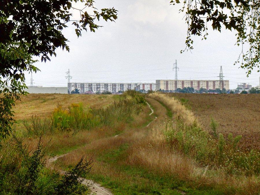 A po chwili ulewa cały ten widok ukryła :)