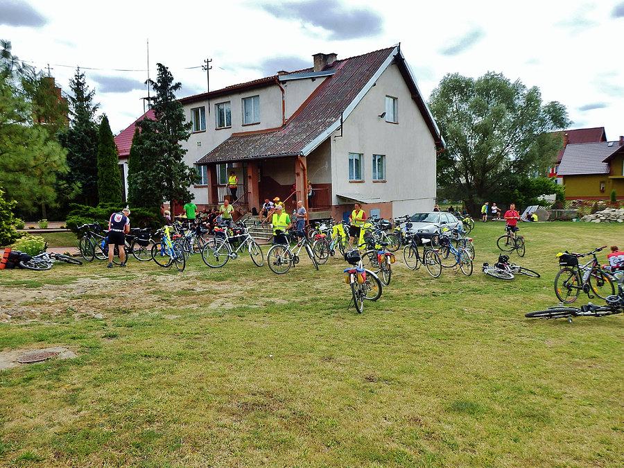 Kociewsko- Borowiacki Rajd Rowerowy. Na trasie - odpoczynek,kawa i ciacho