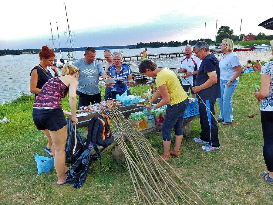Kociewsko- Borowiacki Rajd Rowerowy. Osiek - Wieczorny piknik nad jeziorem Kałębie