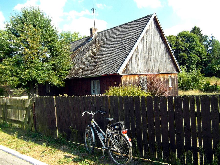 Drewniana zabudowa w Kasparusie