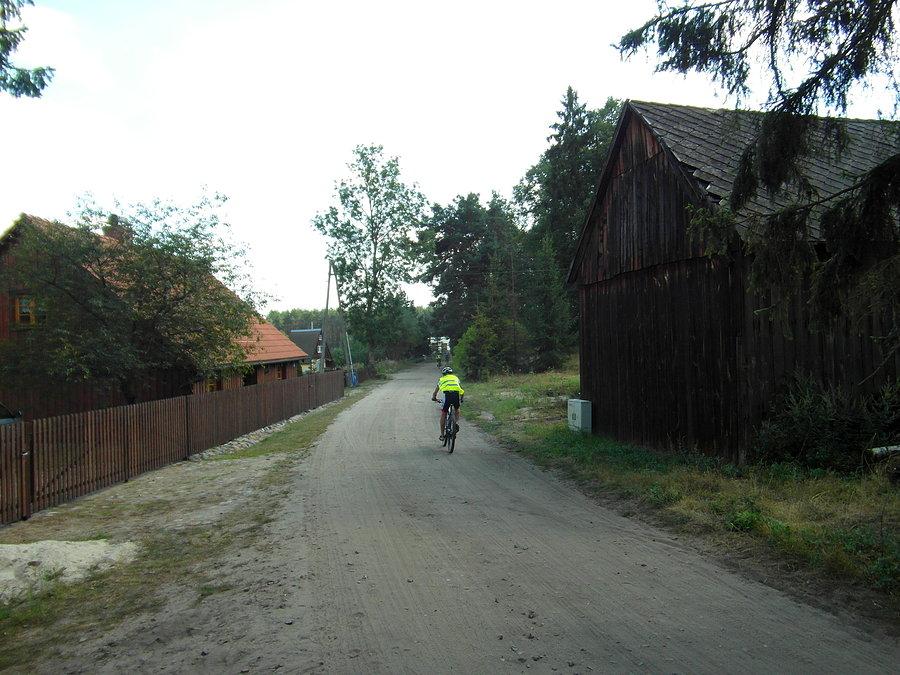 Drewniana zabudowa w Kasparusie