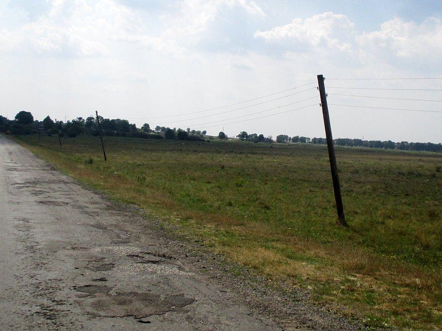 Kłaniające się słupy przed Kupiczowem, Wołyń