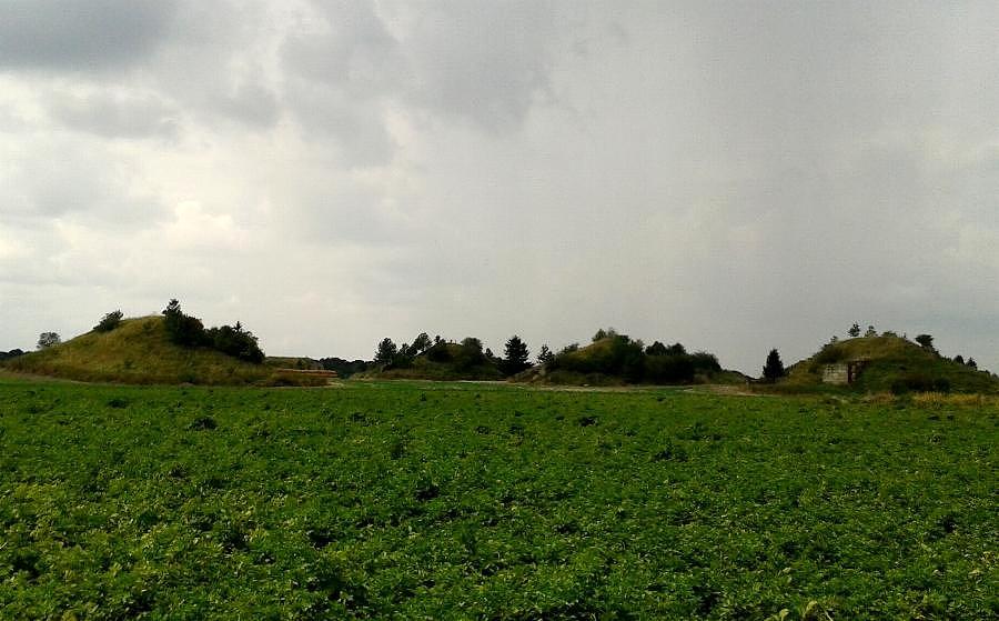 Hangary na lotnisku w Kluczewie
