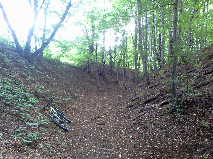 Gródek średniowieczny w Gródku (fosa)