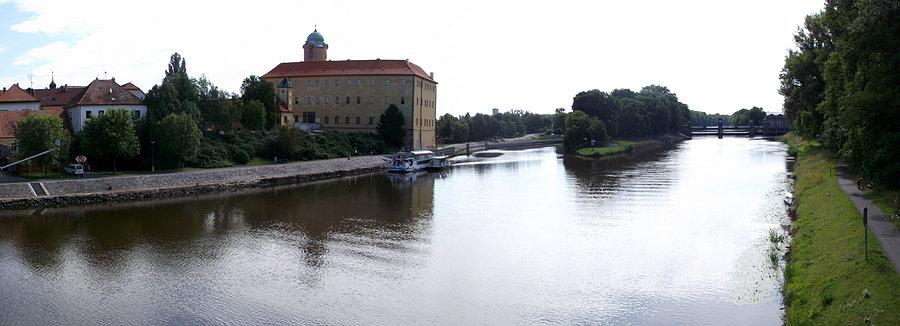 Łaba w Podebrady