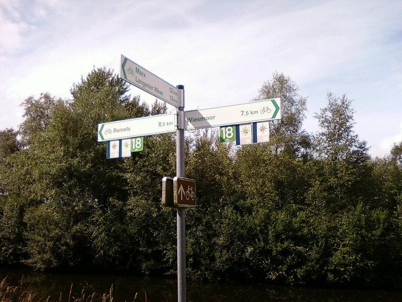 Oznakowanie szlaków rowerowych