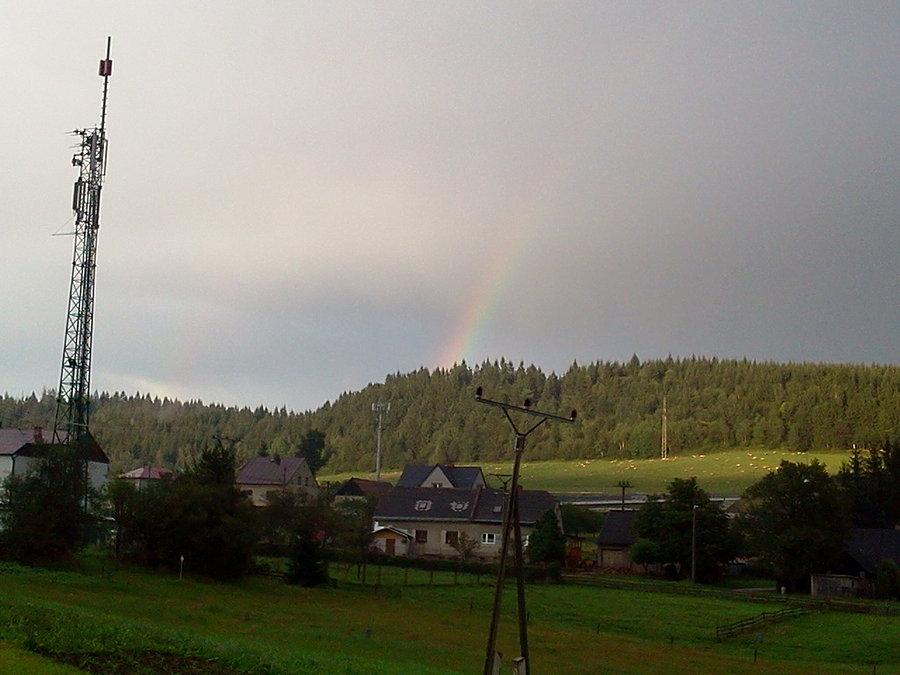Tęcza nad Przełęczą