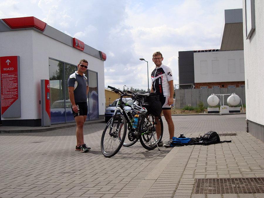Duża przerwa po przejechaniu 200km w Świeciu
