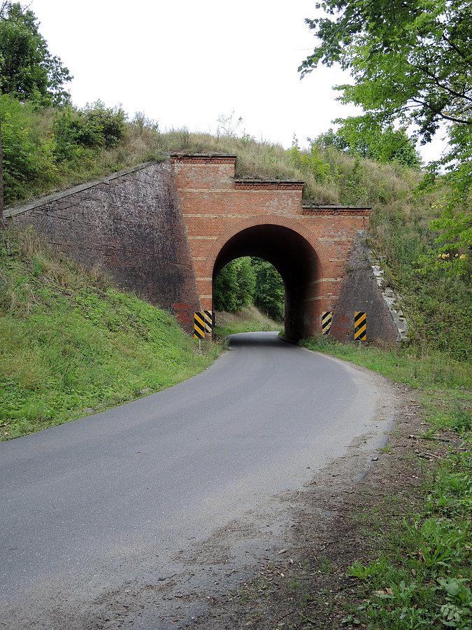 Widok wiaduktu od strony Goraju