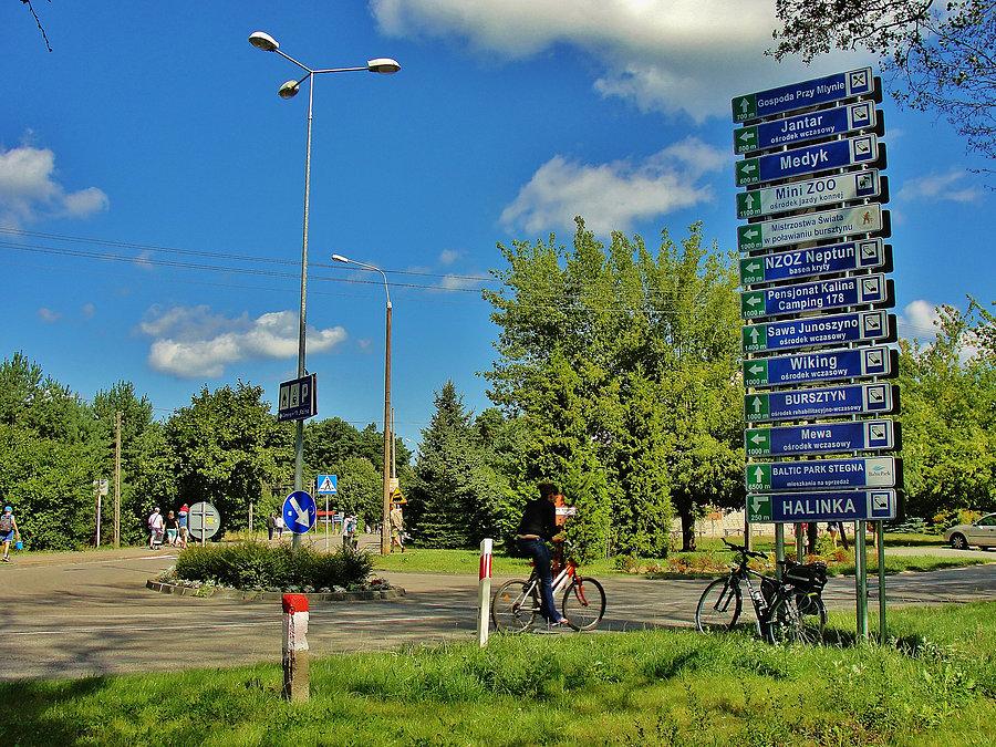 Wycieczka rowerowa nad morze. Jestem w Jantarze