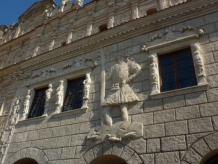 Św. Krzysztof na kazimierskim rynku