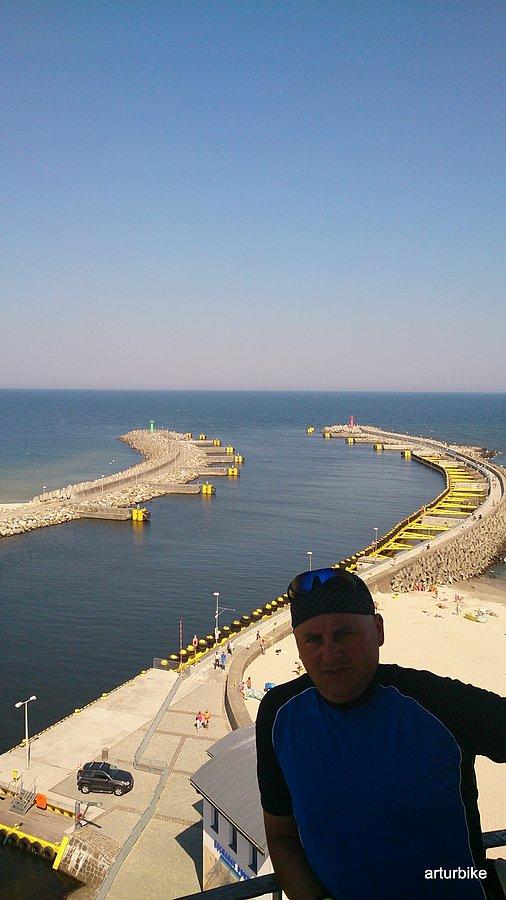 Widoczek z latarenki w Kołobrzegu
