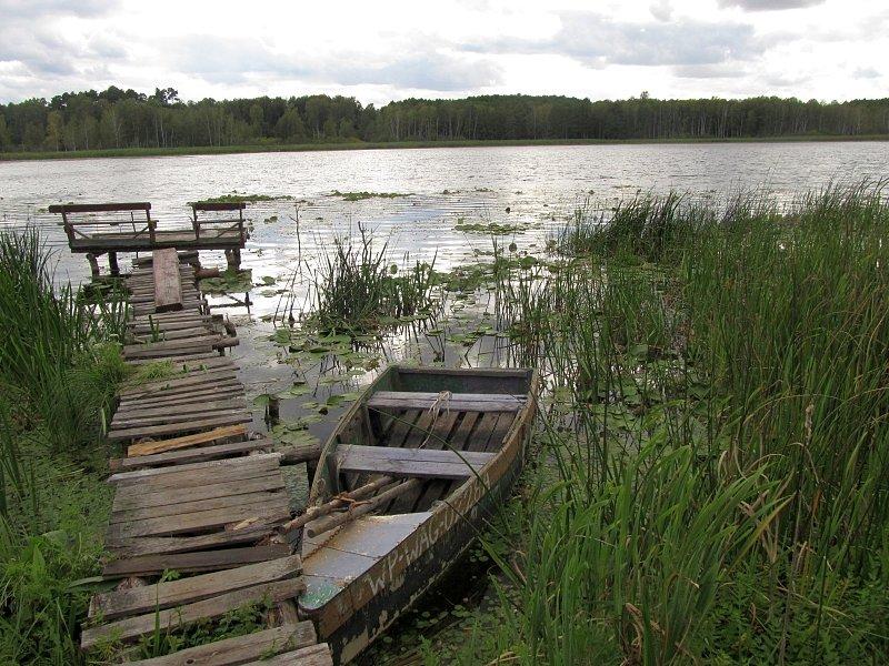 Pomost nad Jeziorem Dzwonowskim