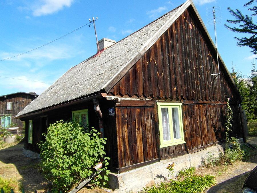 Jeden z domów borowiackich w Owidzu