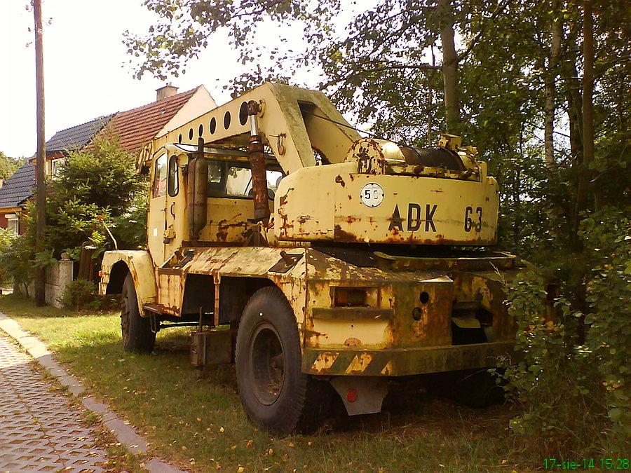 Bardzo stary dźwig