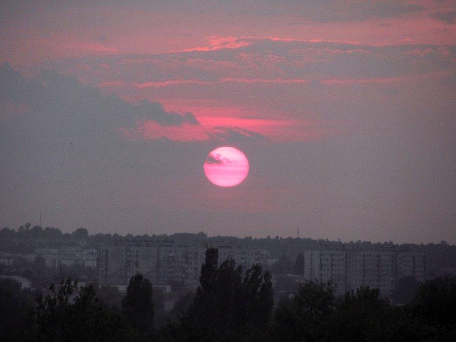 Zachód Słońca nad Czewką