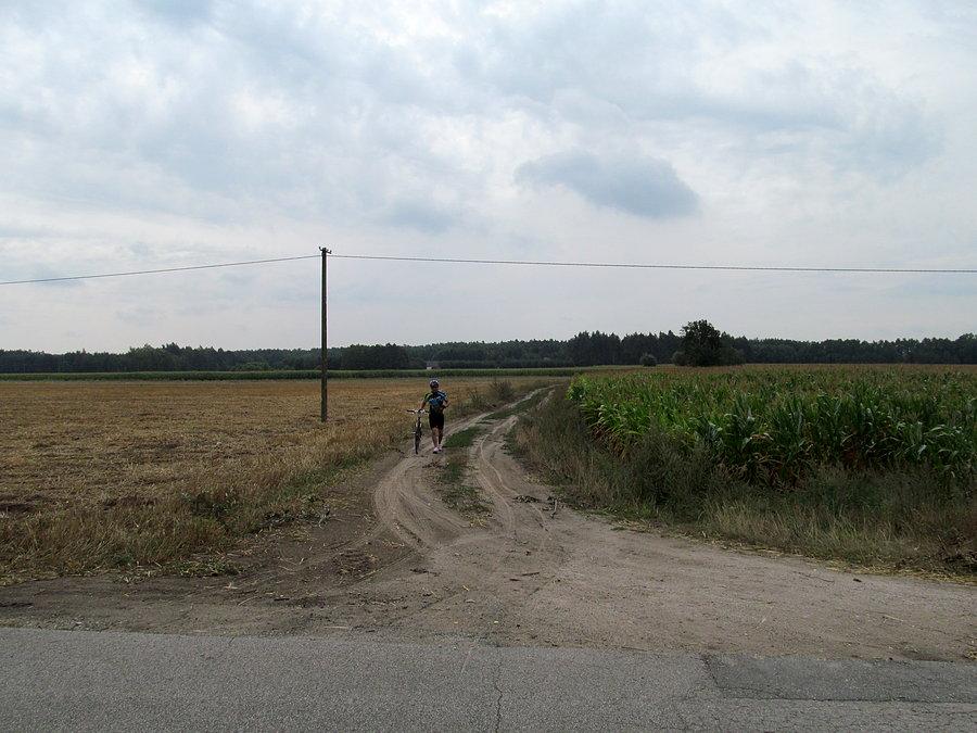 Po piasku nie wszystkim chiało się pedałować