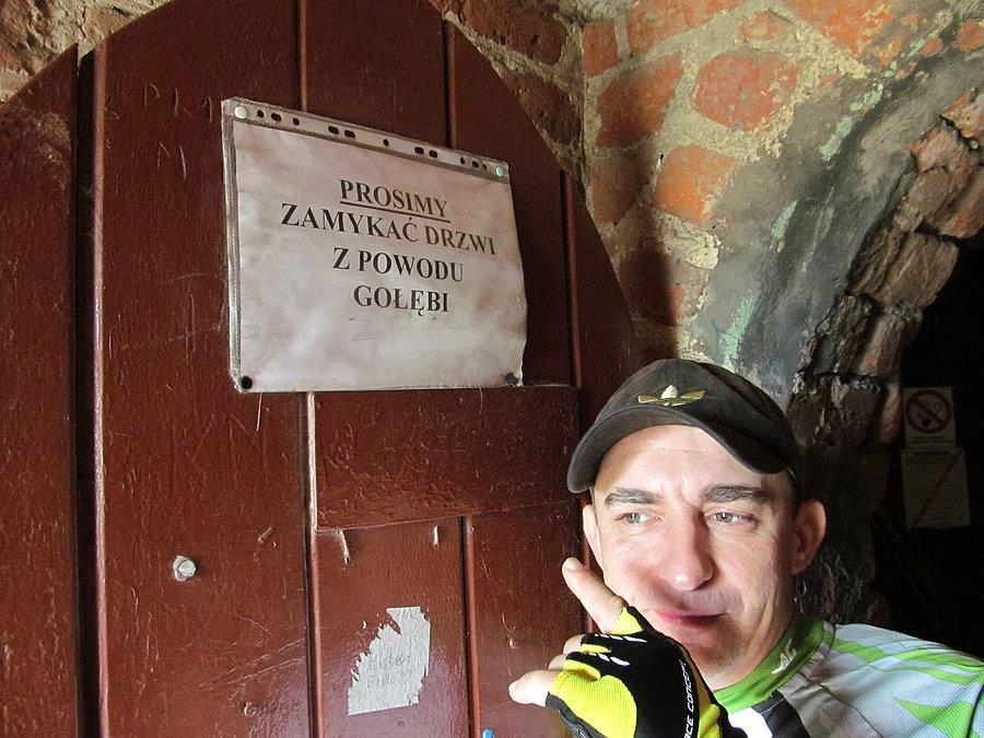 Nie wszystkie Gołąbki są z tego zachwycone - wejście na wieże