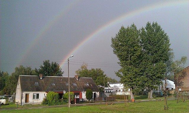 Fenomenalna tęcza, a nawet dwie :)