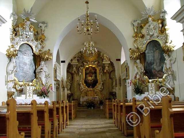 Wnętrze kościoła w Jaryszowie