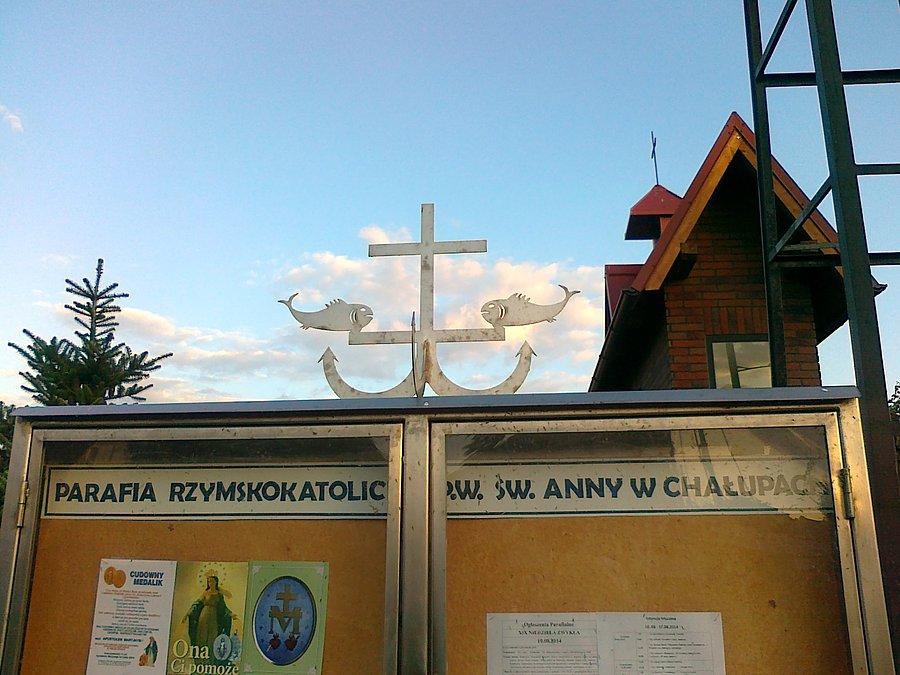 I parafialna tablica ogłoszeń z motywem morskim