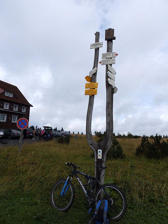 Rower na Przełęczy Karkonoskiej