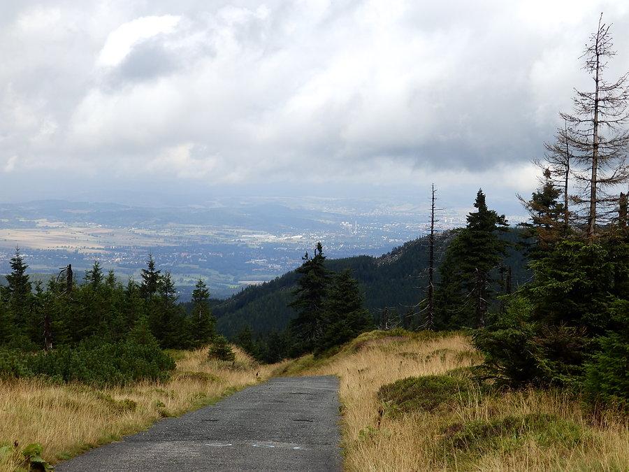 Widok z Przełęczy Karkonoskiej