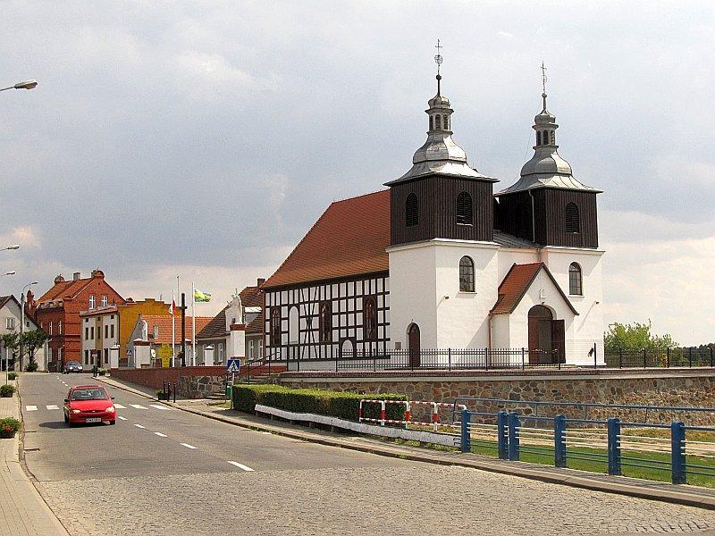 Skoki - kościół szachulcowy pw. św. Mikołaja z 1737 roku