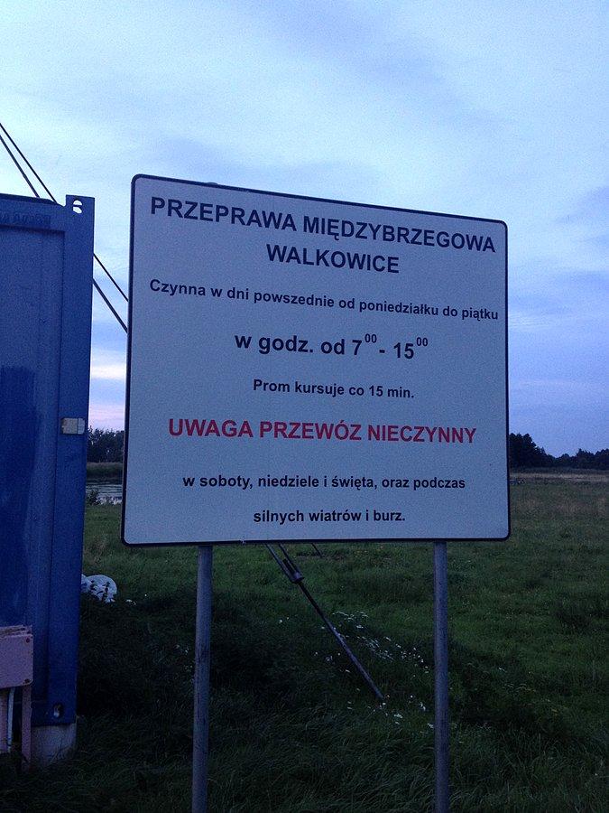 Przeprawa międzybrzegowa Walkowice