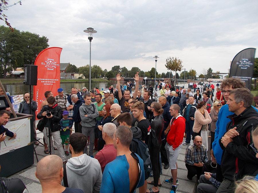 Mikołaj w cywilu przed startem w Enduroman