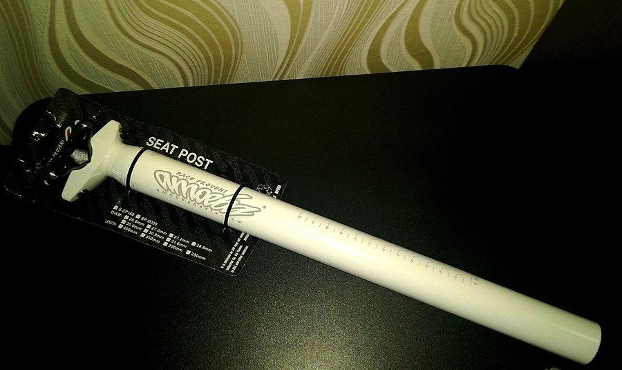Wspornik siodła VITRA SP-M210 biały AMOEBA