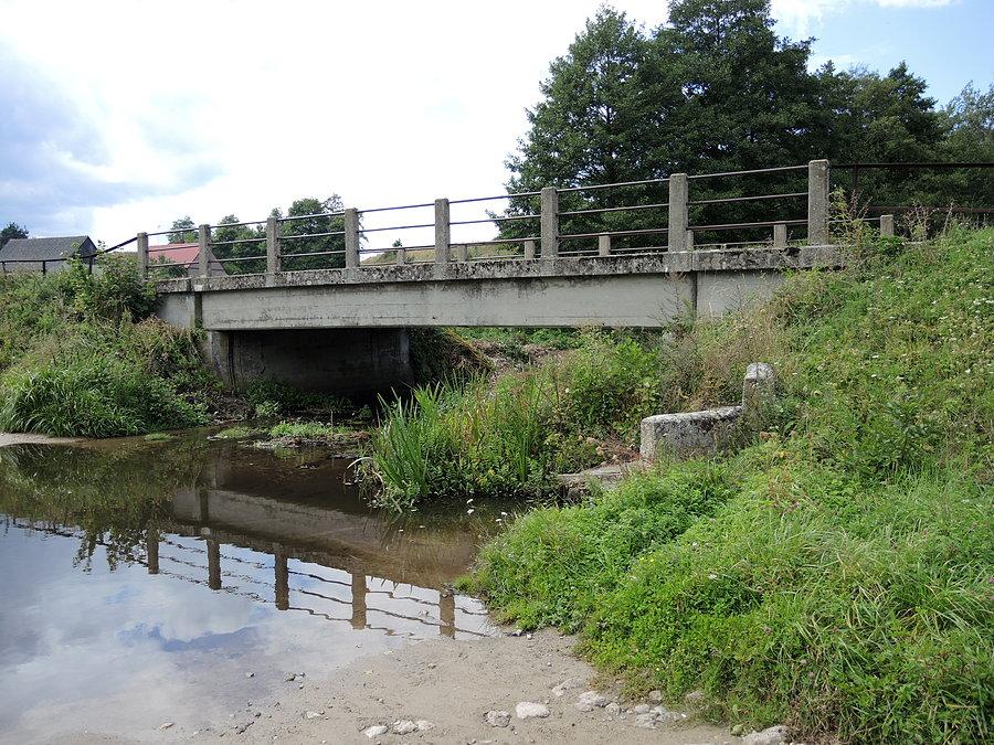 Kolejny most nad Gulczanką - wieś Gulcz