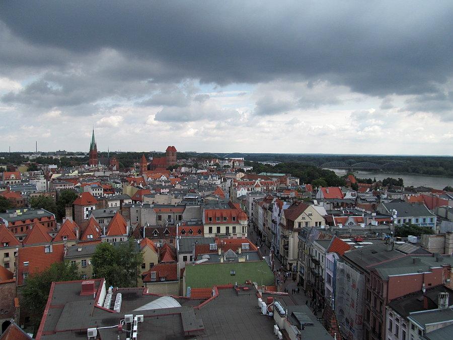 Toruń - widok z wieży ratuszowej