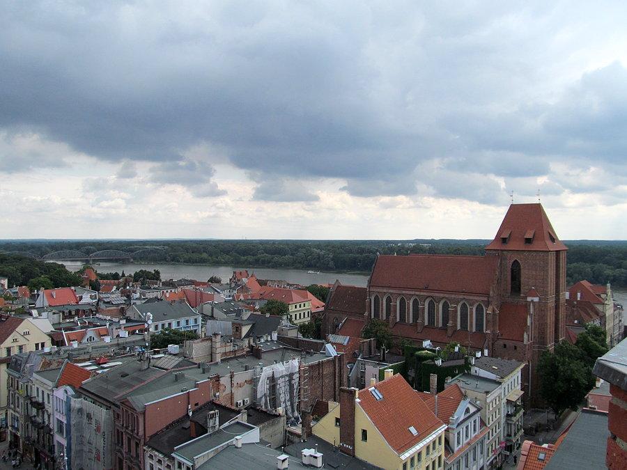 Toruń - widok z wieży ratuszowej