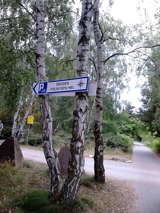 Środek półwyspu jest w Jastarni