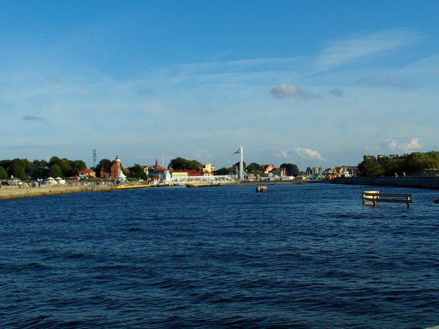 Widok na Ustkę