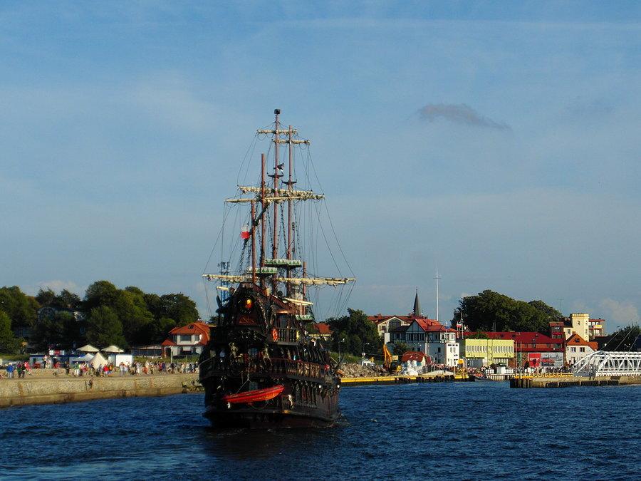 Wejście do portu - Ustka