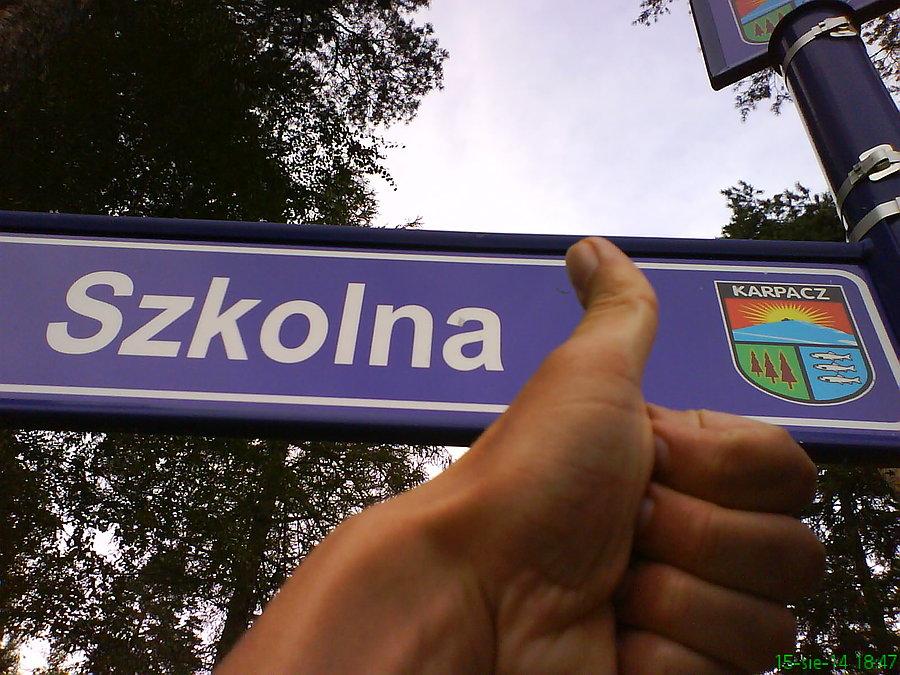 Właściwie, to kciuk powinien być w dół, bo tylko zjeżdżałem ;)