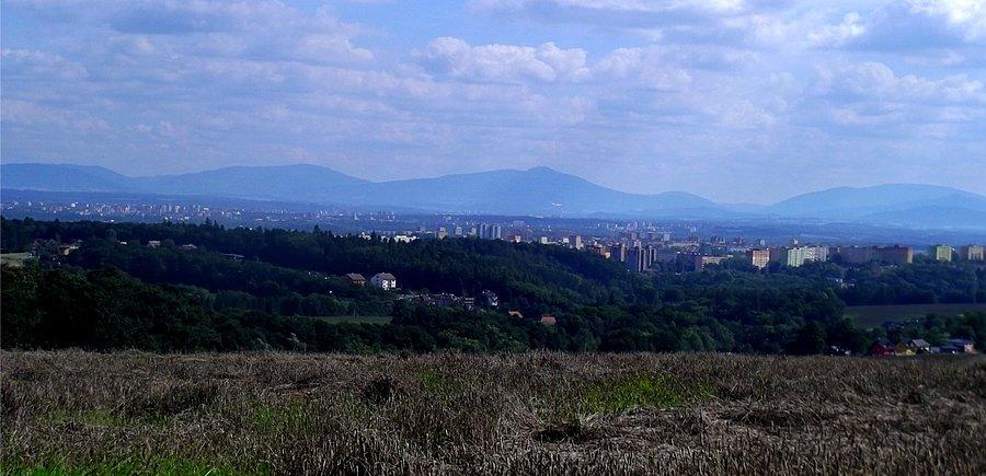 Podobnie jak wczoraj, ale pod innym kątem Poruba a w tle Lysa Hora