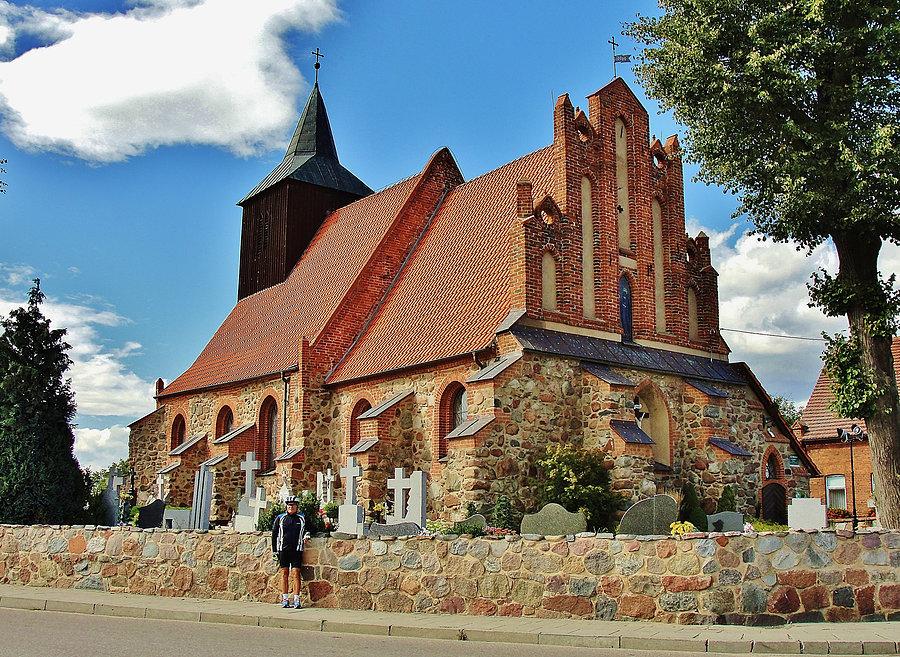 Kociewskie trasy rowerowe. Kościół joannitów z XIV w.- Kokoszkowy