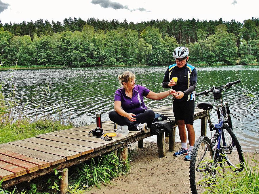 Kociewskie trasy rowerowe. Jezioro Borówno Durze