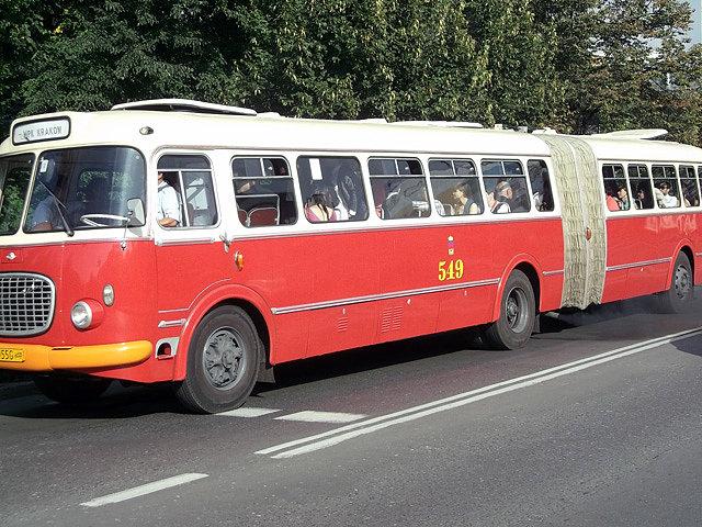 Jedyny w Polsce przegubowy "ogórek" (niestety nieco ucięty)