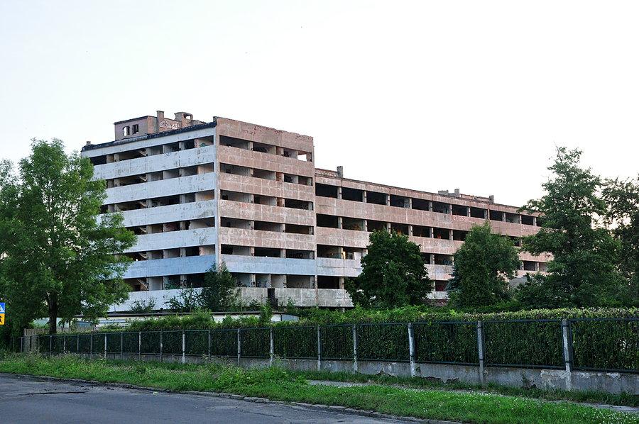 Dawny budynek Polgalu (guzikarni)