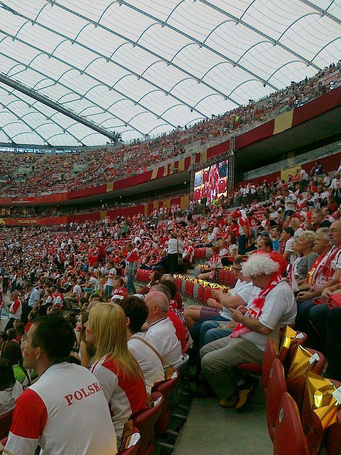 Stadion był zapełniony