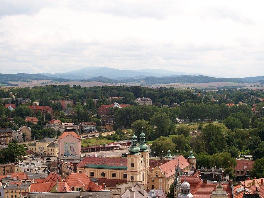 Widok z twierdzy na miasto