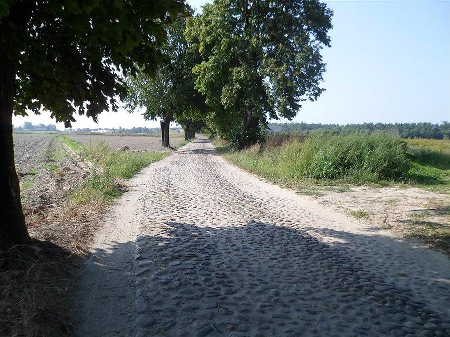 Droga brukowana do Pieczuługi