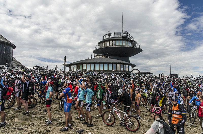 Sporo rowerzystów