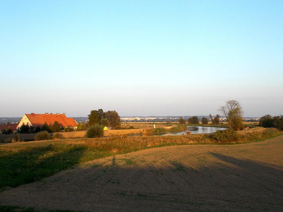 Panorama Elbląga z Kanałem Jagiellońskim