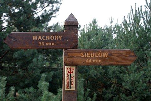 Drogowskaz na Piekelnym